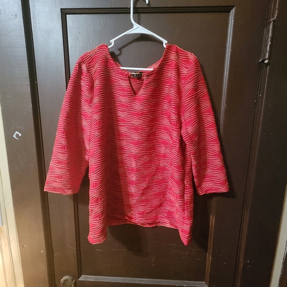 JM Collection Size XL Red& Gold - Picture 2 of 2